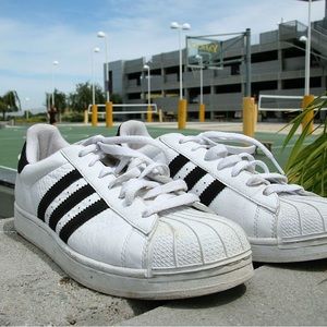 Adidas Classic striped sneakers